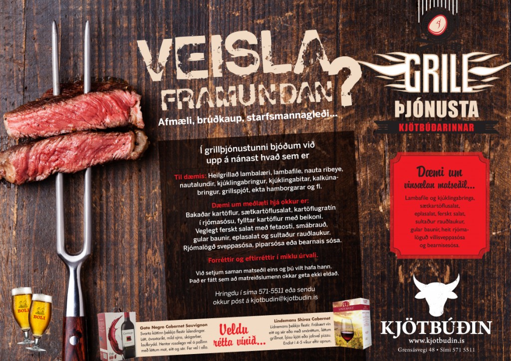 Kj&ouml;tb&uacute;&eth;in | S&eacute;rfr&aelig;&eth;ingar &iacute; nautakj&ouml;ti | Veislu&thorn;j&oacute;nusta | Grens&aacute;svegi 48